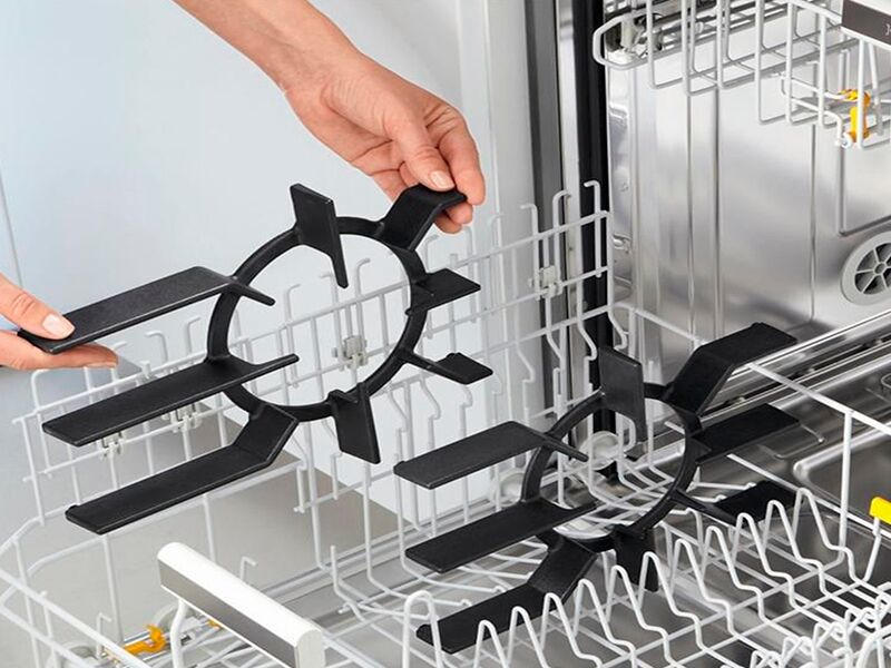 Можно ли мыть в посудомоечной машине чугунные решетки от газовой плиты